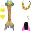 Set 6 piese Costum Sirena Printesa Ariel THK®