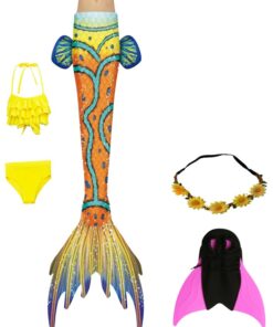 Set 5 piese Costum Sirena Printesa Ariel THK