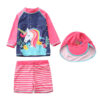 Costum baie copii Unicorn