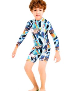 Costum de baie pentru Copii THK150216, protectie UV, Multicolor Picasso