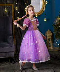 Costum Printesa Rapunzel Valentine's Day, Aniversare, 1 Martie, Sarbatoare, zi de nastere, Anul Nou, Craciunul, Pastele