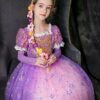 Costum Printesa Rapunzel Valentine's Day, Aniversare, 1 Martie, Sarbatoare, zi de nastere, Anul Nou, Craciunul, Pastele