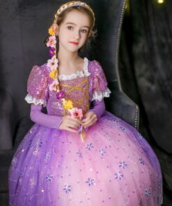 Costum Printesa Rapunzel Valentine's Day, Aniversare, 1 Martie, Sarbatoare, zi de nastere, Anul Nou, Craciunul, Pastele