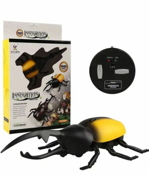 Unicorn Beetle galben Jucarie interactiva, telecomanda jucarie cu telecomanda pentru copii
