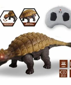 Dinozaur Ankylosaurus jucarie interactiva telecomanda infrared pentru copii