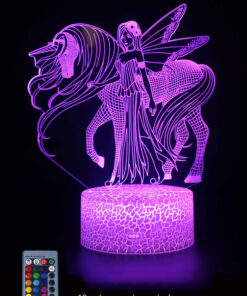 Lampa 3D Luminoasa THK, Purple Kiss