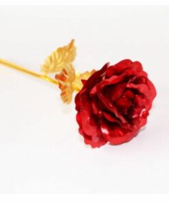 Trandafir THK suflat cu aur 24K, cutie eleganta, cadou, Rose