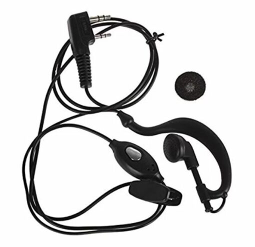 HandsFree THK pentru statiile radio portabile Baofeng, Quansheng, Puxing, Wouxun, Zastone, Navcom, Kenwood, negru