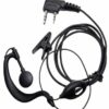 HandsFree THK pentru statiile radio portabile Baofeng, Quansheng, Puxing, Wouxun, Zastone, Navcom, Kenwood, negru