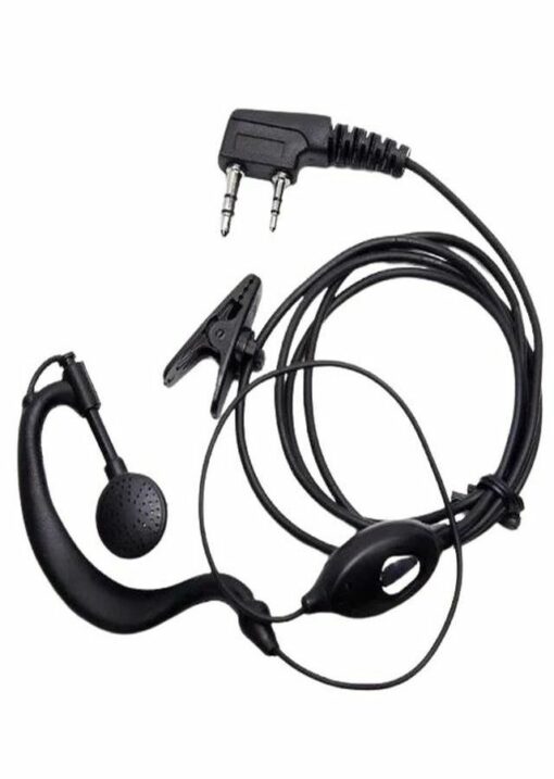 HandsFree THK pentru statiile radio portabile Baofeng, Quansheng, Puxing, Wouxun, Zastone, Navcom, Kenwood, negru