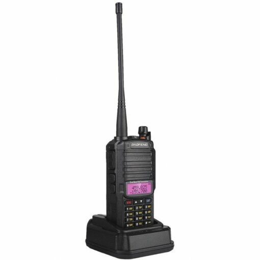 Stație Radio Baofeng UV9Rplus, VHF/UHF Professionala, Acumulator 8000 mAh, Rezistenta la apa si praf, dualband