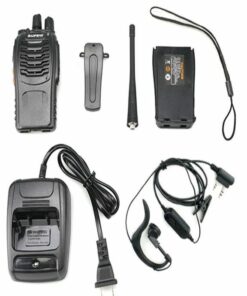 Statie radio BaofengBF-88E cu HandsFree model THK, 400-470Mhz, negru, AirSoft, Drumetie, Vanatoare