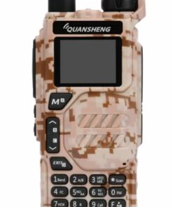 Statie radio Quansheng Uv-K5, Rezistenta la apa si praf, dual band VHF/Marina 156MHz/UHF, camufalj, vanatoare