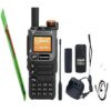 Set Statie radio Quansheng K6/UV-K5(8) Profesionala, Antena Nagoya NA771, Hands Free transparent, Rezistenta la apa si praf, dual band, UHF/VHF/Marina/Aeronautica, negru