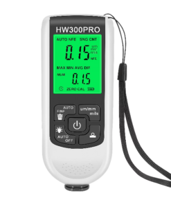 Aparat profesional 300 PRO THK® pentru masurarea grosimii  vopselei echipamentelor auto, afisaj LCD digital, ABS, 12x4.3x2.2cm, Alb